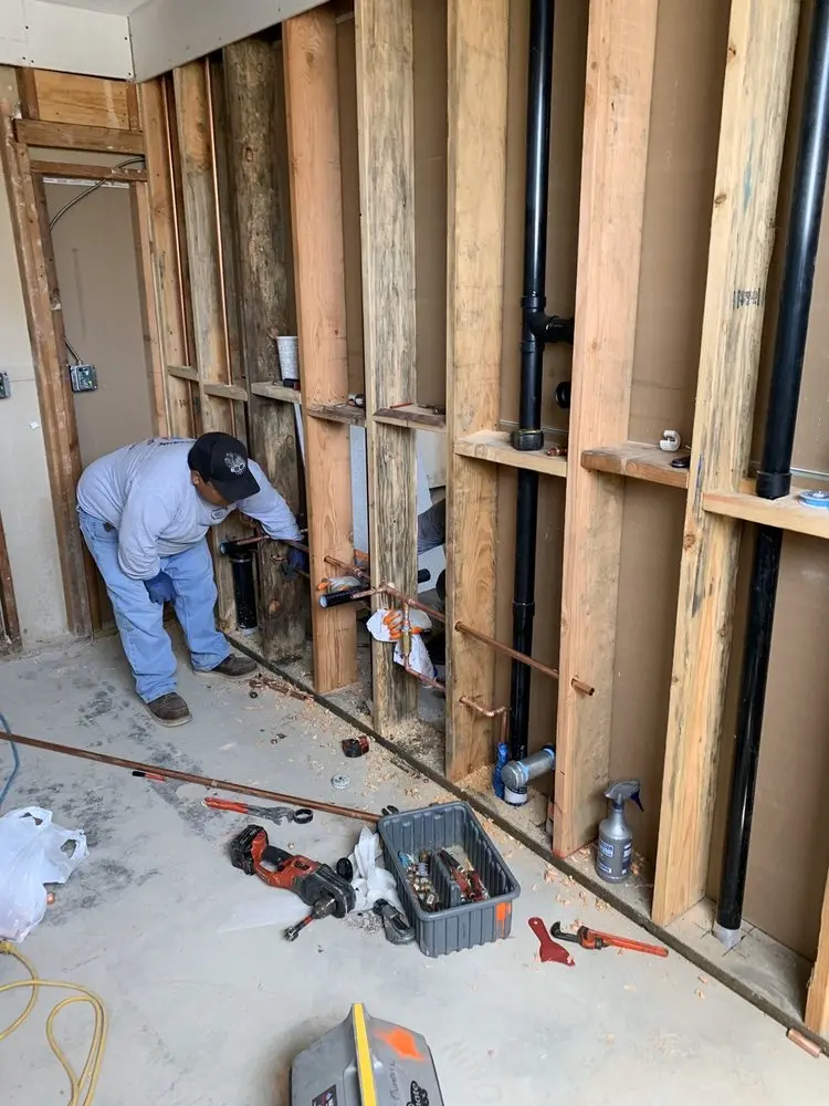 Commercial rough-in plumbing for Gas Line Repair in Griesemersville
